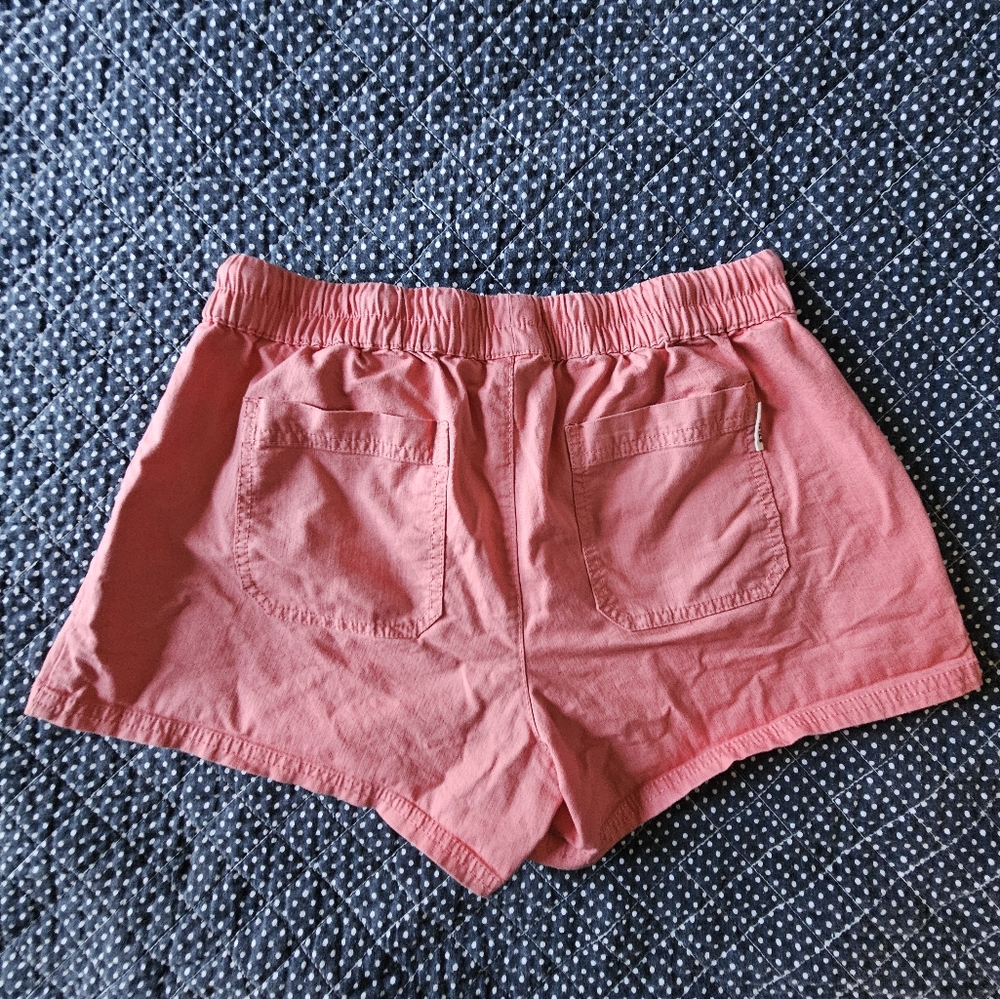 Pact Organic Cotton Drawstring Shorts Sz Small - Picture 2 of 5